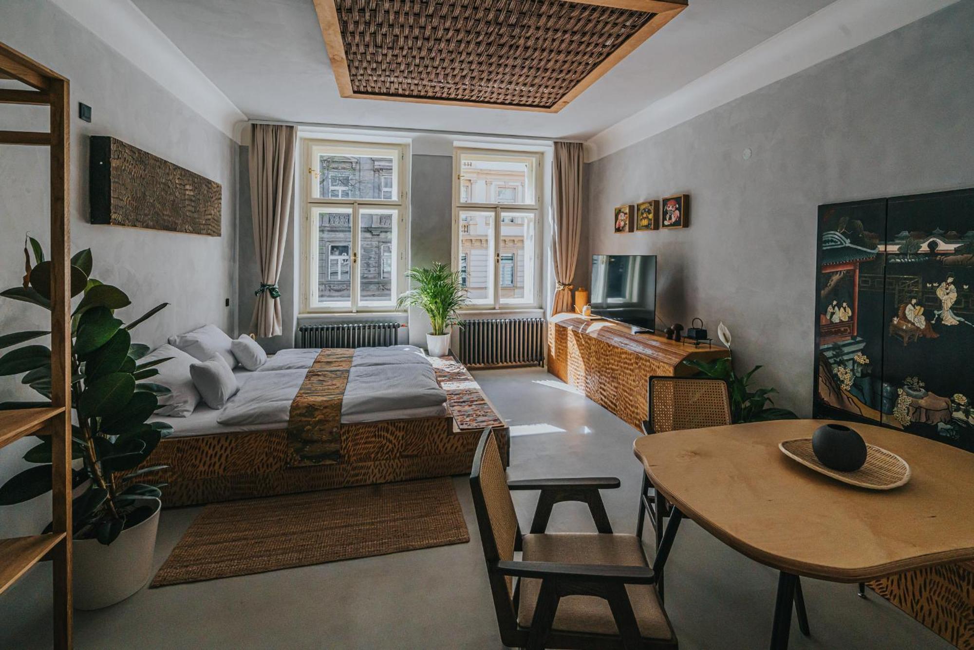 Bohemian Experience Aparthotel Prag Exteriör bild
